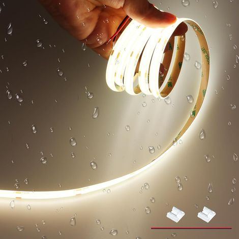 Ruban LED COB 24V 6M 4000K Sans Points Étanche (1/5)
