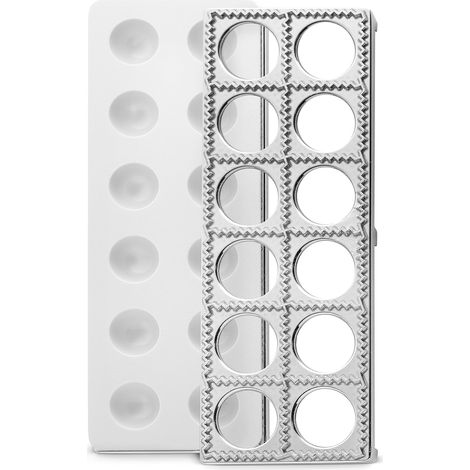Moule à raviolis carrés italiens, 12 pièces, outil de pâtisserie pour fondant italien (1/3)