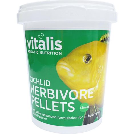 VITALIS CICLID HERBIVORE PELLETS 1.5MM 260G