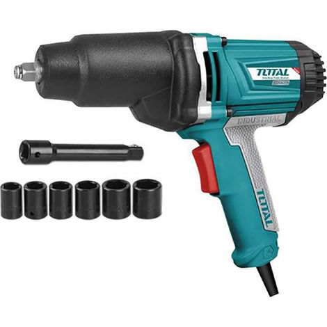 Total Tools Llave de impacto neumática con maletín TIW10101 1050W