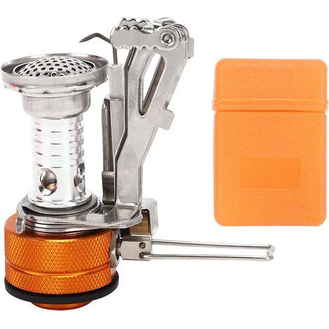 2 Pièces Réchaud à Alcool Pliable Portable pour Randonnée et Camping (1/5)
