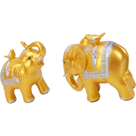 Medium-Sized Elephant Decoration in Resin with a Glossy Finish (1/5)