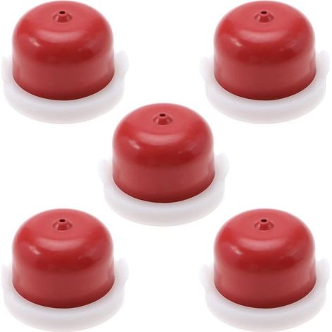5er-Pack Ersatz-Primerpumpen 594281, kompatibel mit Briggs & Stratton Rasenmähern der Serie 5, Rot