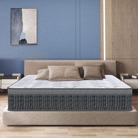 Matelas - YIDATONG - Premium - 160x200 cm - 26 cm - Hybride mousse & ressorts ensachés (1/5)