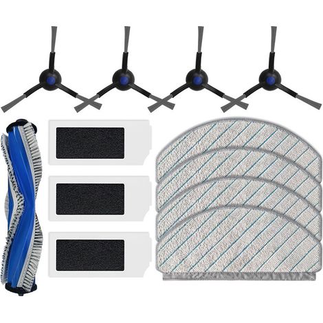 Pezzi ricambio robot aspirapolvere ECOVACS N20 PRO/FAMILY filtro/panno/spazzola principale/laterale