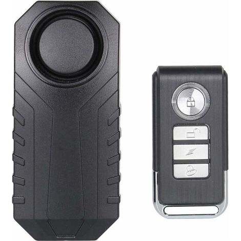 Alarme Vélo, Antivol pour Véhicules Moto Moto avec Télécommande, 110 DB Super Fort (Pack De 1) (1/5)