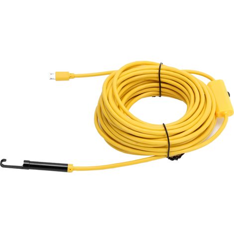 Endoscope sans fil HD 1200p 8 mm, étanche IP68, avec Wi-Fi et portée de 10 m (32,8 pi), compatible iOS/Android. (1/5)
