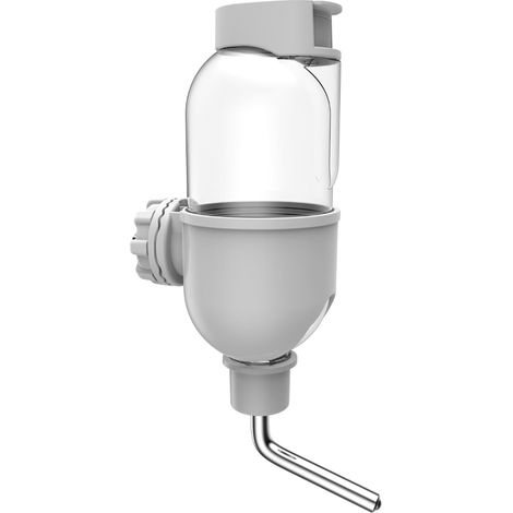 Distributeur Eau Animaux Buse Abreuvoir Lapin Biberon Cochon d'Inde Biberon Lapin Chinchilla Cochon d'Inde Hérisson Furet Gris (1/5)