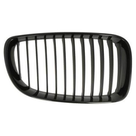 Grille de calandre avant droit lames noires contour noir BMW Série 1 E81-E87-E82-E88 2007-2012