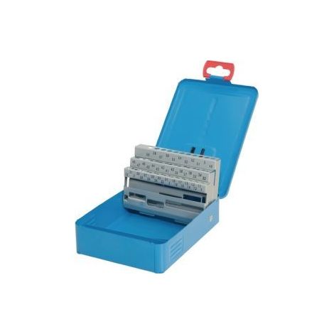 Metall Kassette leer für 1,0 - 5,9 mm 0,1 mm steigend (1/2)