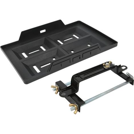 Ensemble de supports de plateau de maintien de batterie de voiture, fentes encastrées, Construction robuste pour Batteries de la série 27 30 31 (1/5)