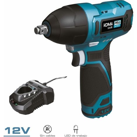 Avvitatore a impulsi a batteria 12V KOMA TOOLS - Batteria 2,0Ah - Caricabatterie (1/5)