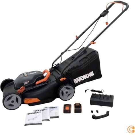 [GEBRAUCHT] B-Ware WORX WG743E Akku-Rasenmäher inkl. Akkus und Ladegerät Rasen Mäher Handrasen562 (1/2)