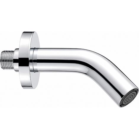 Schläfer 137220 Soffione doccia a Parete Inclinato 45° Pulsify in ottone cromato con ugelli orientabili diam 26 mm, L. 135 mm, Attacchi Universali 1/2"G , Braccio Doccia con Soffione (1/5)