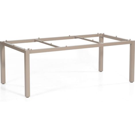 Aluminium-Tischgestell Base Farbe champa gner