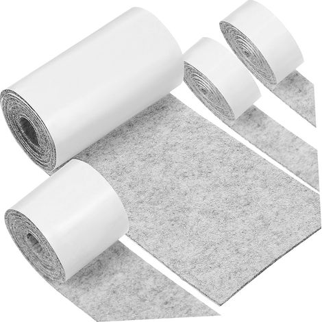 UKCOCO Lot de 4 rouleaux de bandes antidérapantes en feutre (1/5)