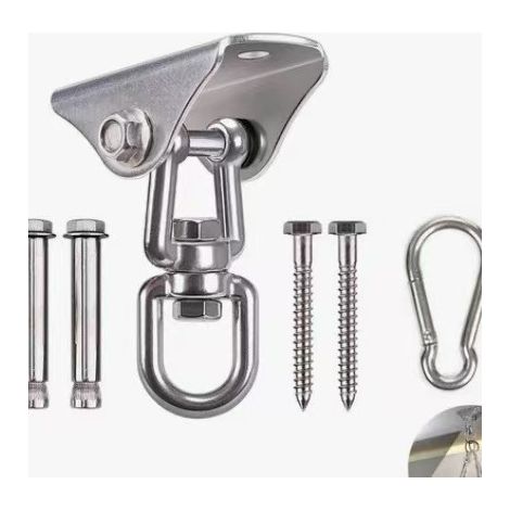 Kit de fijación para toldo vela - Kit de instalación de toldo vela rectangular/triangular de acero inoxidable 304 de 15 cm (6 pulgadas) para jardín, césped, patio y uso exterior.