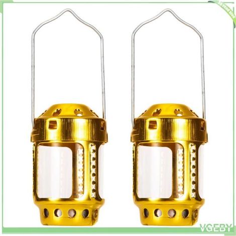 Lanterne à bougie - FAFEICY - Lander - alliage aluminium - bouclier en verre - portable suspendue (2 pièces) (1/5)