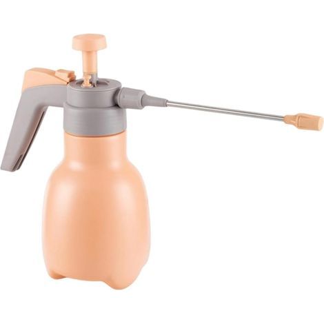 1L pressure sprayer with telescopic wand, reinforced base, indoor and outdoor misting, leak-proof, robust watering can with adjustable nozzle and long metal stem (1/4)