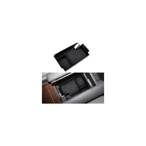 Caja de almacenamiento para consola central del Toyota Sienna 2021-2023, accesorios de tela flocada, organizador para automóvil, caja de almacenamiento frontal, bandeja para reposabrazos - Crezuo