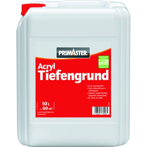 Primaster Acryl Tiefengrund 10 L farblos