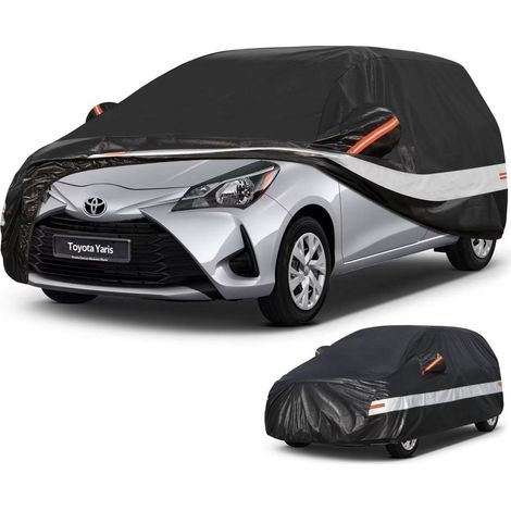 Autoabdeckung 10 Schichten für Toyota Yaris (2003-2025) - 100% Wasserdicht, Ganzjahresschutz (1/5)