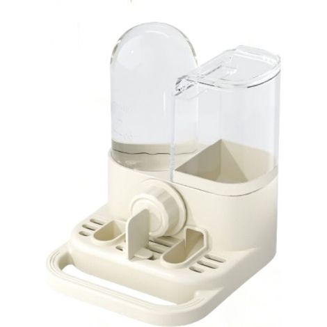 Questo abbeveratoio automatico 2 in 1 per uccelli è dotato di vassoio per il cibo, è a prova di perdite, può essere installato sulle gabbie, è facile da pulire ed è adatto a pappagalli e canarini.