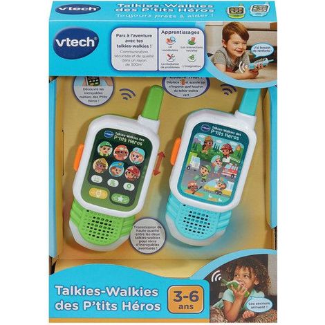 VTech P'tits Héros Kids Set de walkie-talkies (2) Multicolor 300 m (1/5)