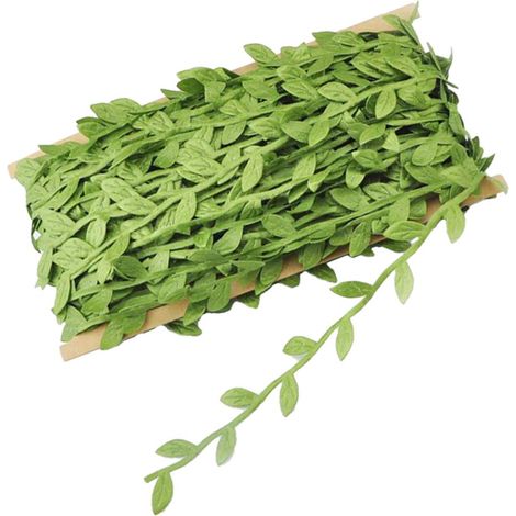 Lierre artificiel extra-long de 40 mètres, lianes vertes très réalistes, parfait pour la décoration de mariages et de fêtes. (1/4)