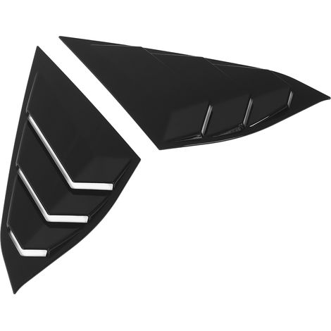 Jeu de 2 Persiennes Latérales Arrière pour Voiture, Noir Brillant, Remplacement Compatible Accord 2018-2021 (1/5)
