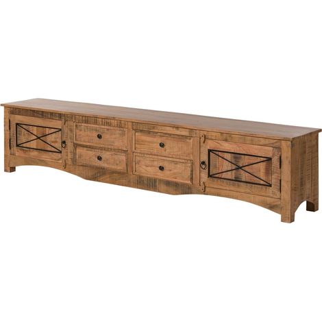 TV-Board Akazie 240x40x50 natur versiegelt NATURE OF SPIRIT 243