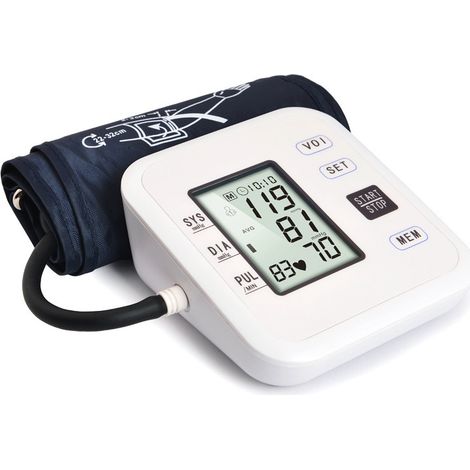 Tensiomètre électronique intelligent automatique à domicile avec commande vocale pour la pression artérielle au poignet (1/4)