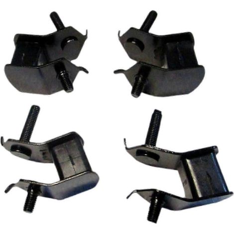 Compatible avec 4 pieds amortisseurs de vibrations pour générateur, pièces de rechange, support anti-vibration pour générateur (1/4)