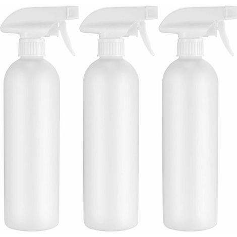 VURAHOME - 3 Pièces Bouteilles De Pulvérisation, 500Ml Flacon Vaporisateur Spray Vides, Bouteilles De Pompe Plastique Pour Jardin Plante Cheveux Pulvérisateur D'Eau (1/5)
