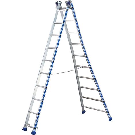 Verwandlungsfähige Leiter Platinium 2 Ebenen - TUBESCA - 2m64/4m60 - 02442609