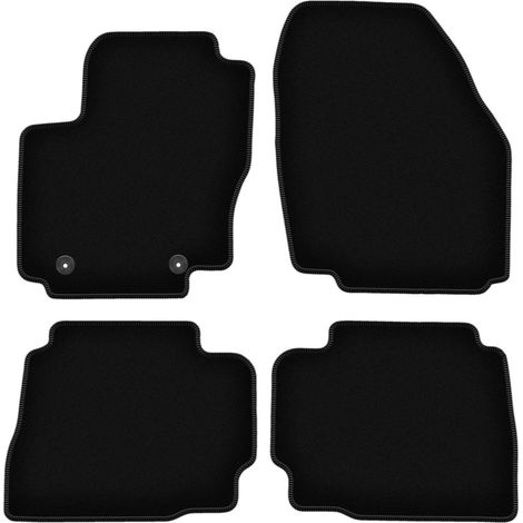 Schwarze Velours-Fußmatten für: Ford Mondeo MK4 Liftback, Limousine, Kombi (2007-2012) (1/5)