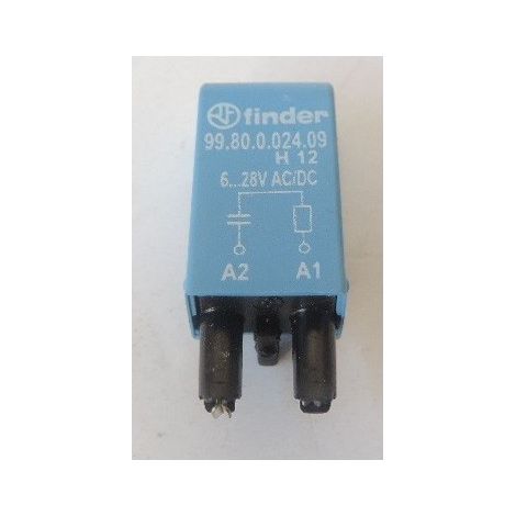Module RC 6 à 24V AC DC supports 95833 95853 FINDER 9980002409
