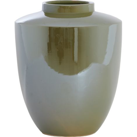 Vaso in ceramica Light & Living TALEA luce verde olio – Ø32x40 cm