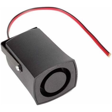 Signal de recul - Alarme de recul universelle pour voiture, 12 V, 115 dB, avertisseur sonore de recul, noir, (1/4)
