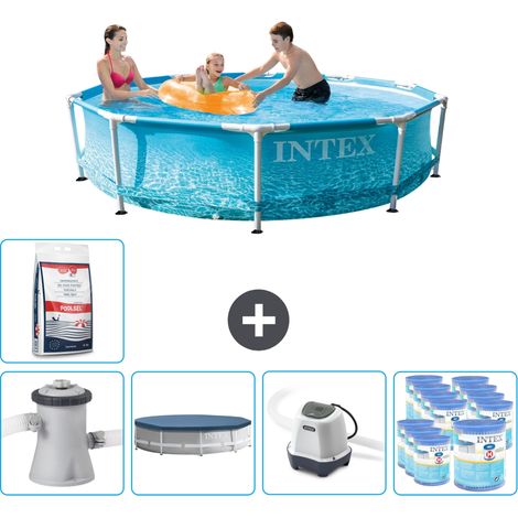 Intex Piscine Tubulaire Ronde - 305x76 cm - 6-pièces SCB55 (1/5)