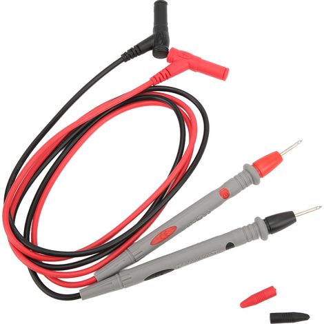 Câble de test universel UA002 20A 1000V avec pince et pointe de touche, fil pour multimètre, sonde avec capot de protection (1/5)