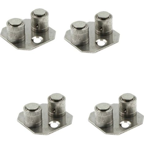 Guide de plancher de porte Guide de Porte Coulissante Réglable de Porte de Grange Guide de Plancher Coulissant - Matériel résistant à l'abrasion Accessoire (1/4)