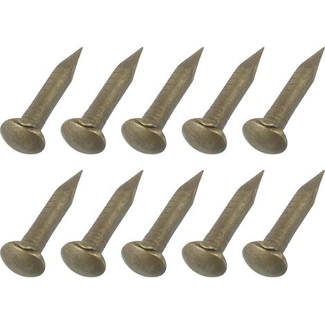 200Pcs Petits Clous De Quincaillerie 1.2 x 8mm Bronze (1/5)