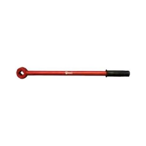 Chiave per radiatore con corpo in acciaio forgiato dal pieno per una maggiore sicurezza. Utile per accoppiare o scoppiare radiatori in alluminio o ghisa da D.1 - 1 1/4.(DianFlex) Misura: 1"1/4 800 mm