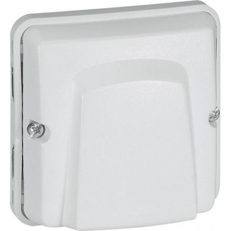 Legrand 070788 Sortie de câbles + serre-câble Plexo complet IP55 encastré - blanc Artic antimic (1/2)