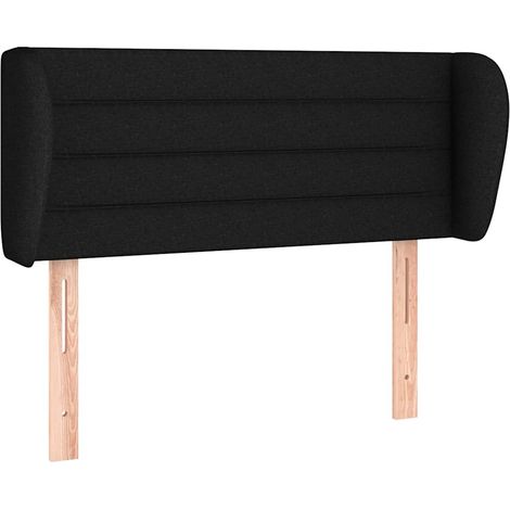 Maison Exclusive - Cabecero de tela negro 83x23x78/88 cm (1/5)