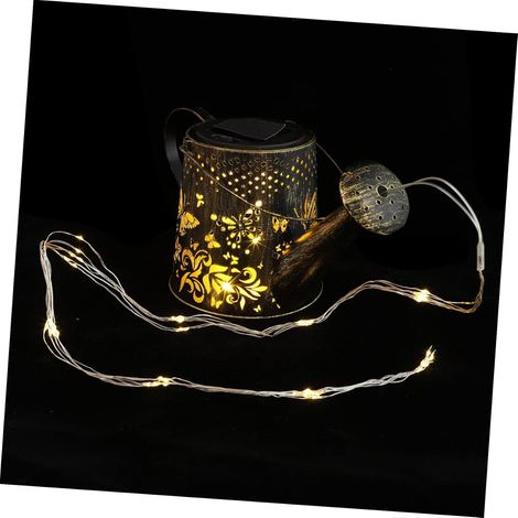 1ensemble Lampe Solaire Arrosoir Pour Décoration Extérieure Éclairage (1/5)