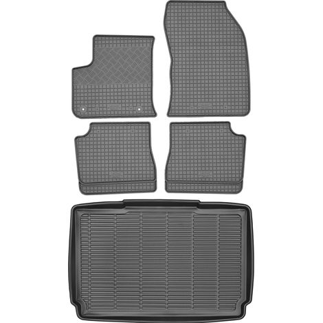 Set di tappetini in gomma per auto e tappetino per bagagliaio per Opel Corsa-e Hatchback del 2020