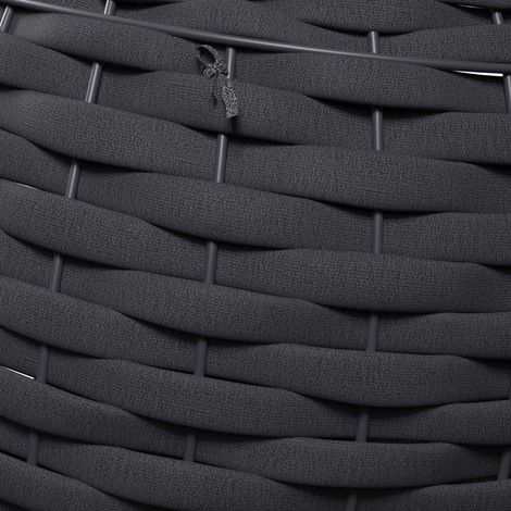 Mömax Hängesessel Sasa Dunkelgrau Outdoorstoff/Metall/Kunststoff (1/5)