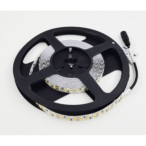 Strip led 12v 2835  striscia 5 metri strip 1200 led 12mm  calda  naturale fredda bianca  fredda bianca 6500k (1/2)